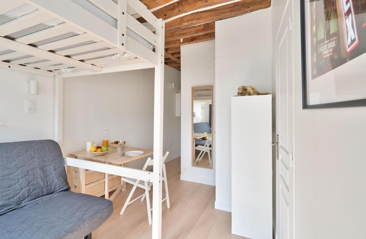 Stylish Mezzanine Studio In The Heart Of Paris 3F Exterior photo